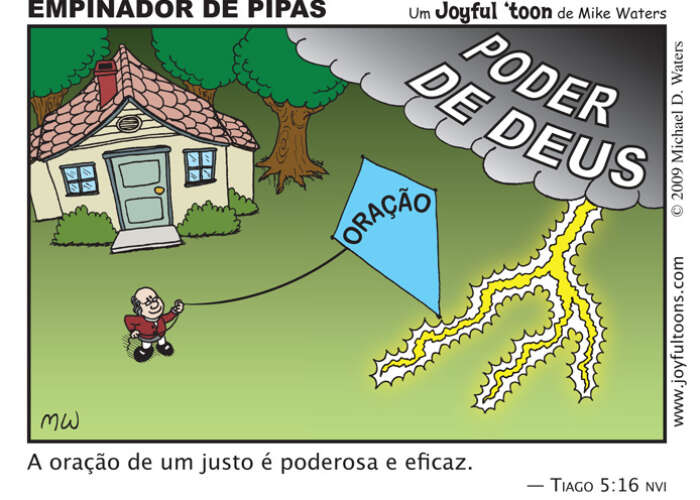 Assim como a arraia de Franklin fez uma conexo com uma grande fonte de fora quando foi acertada pelo raio, ns tambm podemos fazer uma conexo com a fonte de todo o poder dos cus e terra quando oramos a Deus.  1 de dezembro de 2009