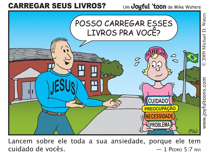 Carregar Seus Livros? - 1 Pedro 5:7