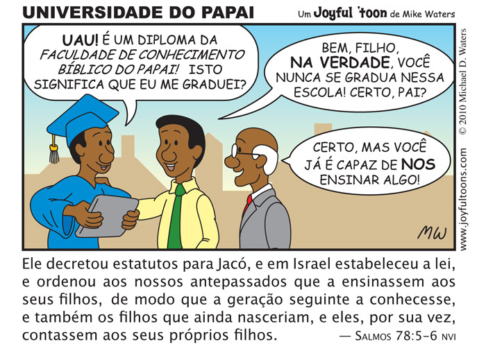 Universidade do Papai - Salmos 78:5-6