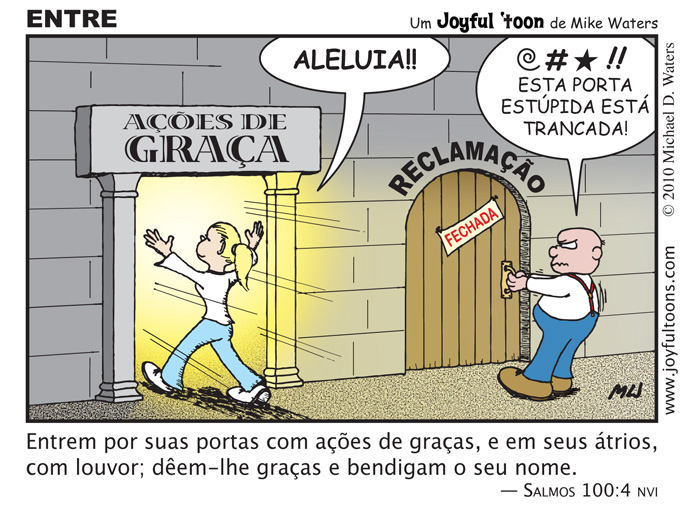 Entre - Salmos 100:4