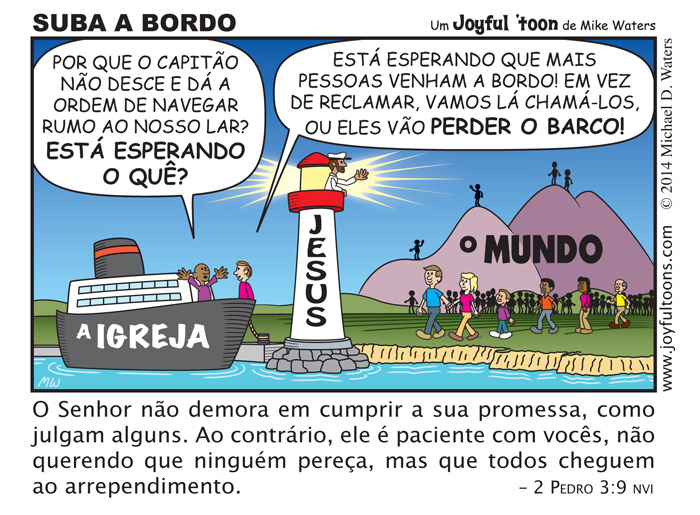 Suba A Bordo - 2 Pedro 3:9