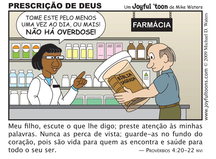 Prescrio de Deus - Provrbios 4:20-22