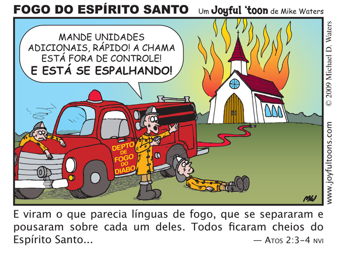 Fogo do Esprito Santo - Atos 2:3-4