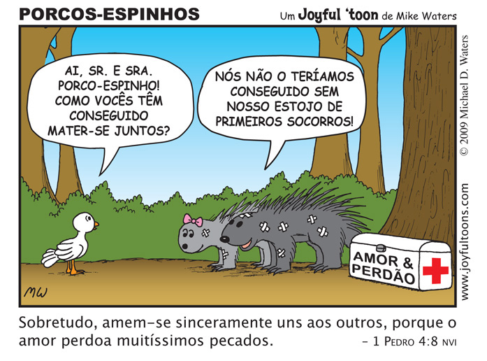 Porcos-espinhos - 1 Pedro 4:8